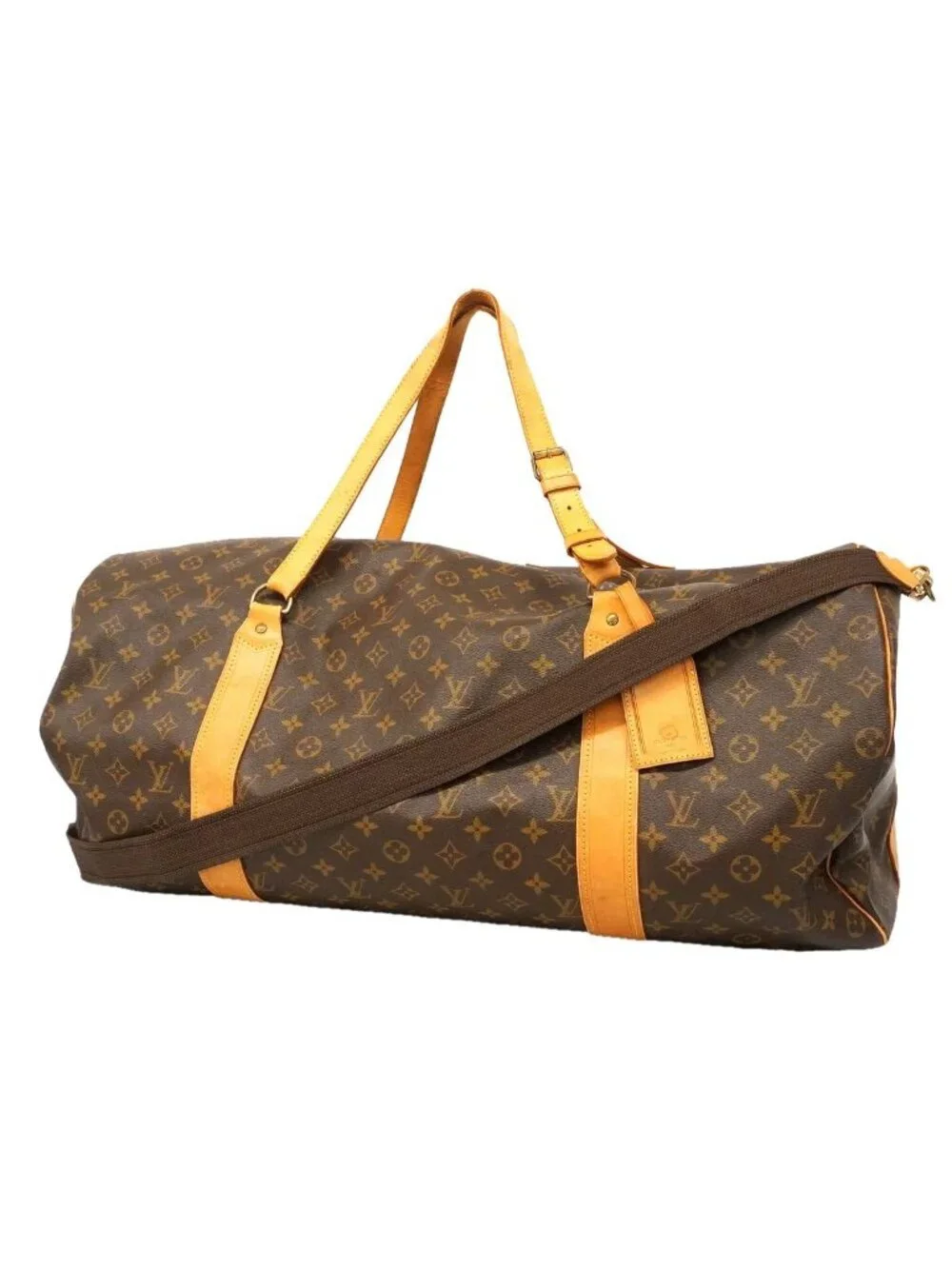 Louis Vuitton Boston Bag Monogram Sac Polochon Brown